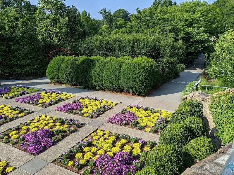 View of The North Carolina Arboretum in Asheville, NC