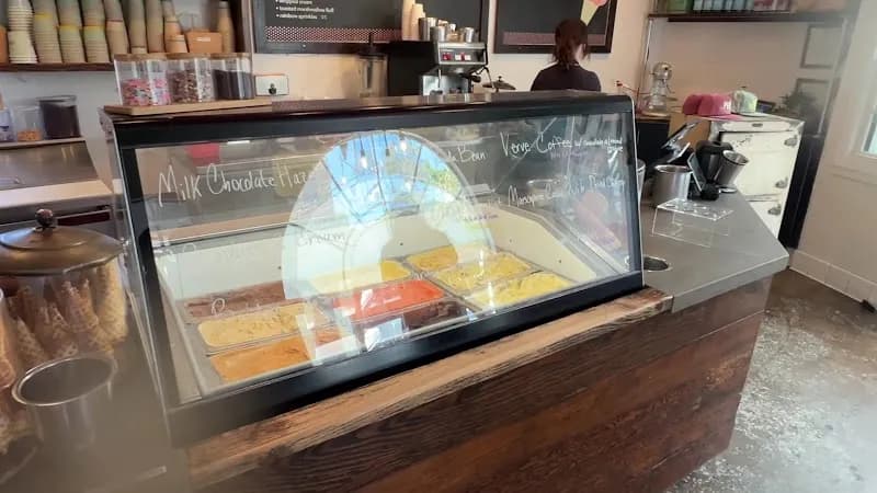 View of The Penny Ice Creamery in Santa Cruz, CA