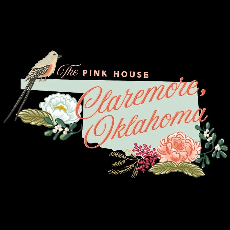 View of The Pink House in Claremore, OK