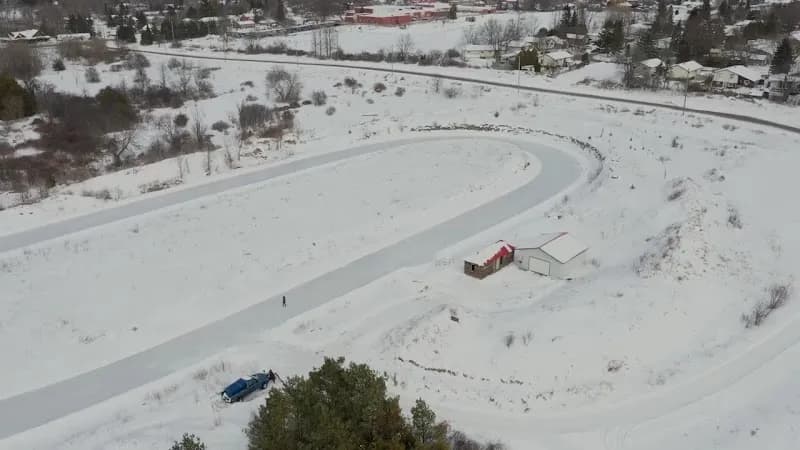 View of The Rotary Playpark in Kawartha Lakes, ON