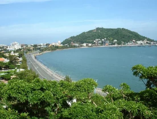 The Small Mountain mountain peak in Vung Tau, HCMC