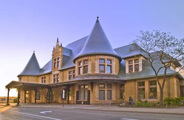 View of The St. Louis County Depot in Duluth, MN