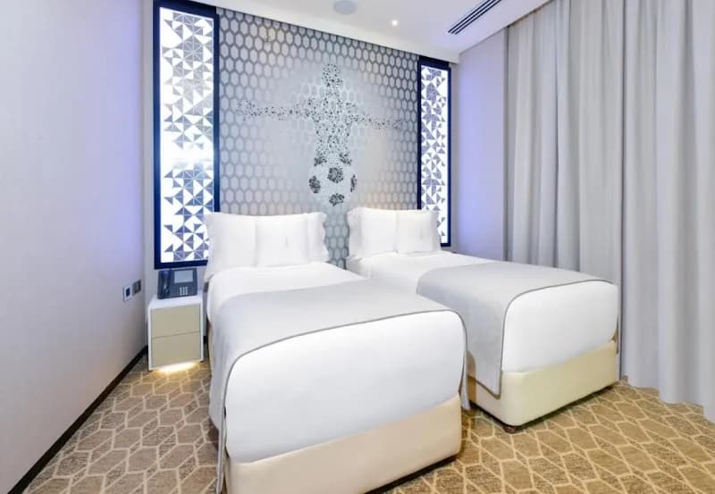 View of The Torch Doha in Aspire Zone, QA