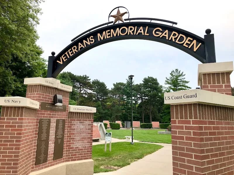 The Veterans Memorial Garden tourist attraction in Bennington, NE