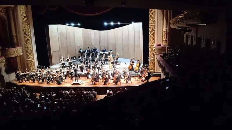 View of Theatro Municipal do Rio de Janeiro in Rio de Janeiro, RJ