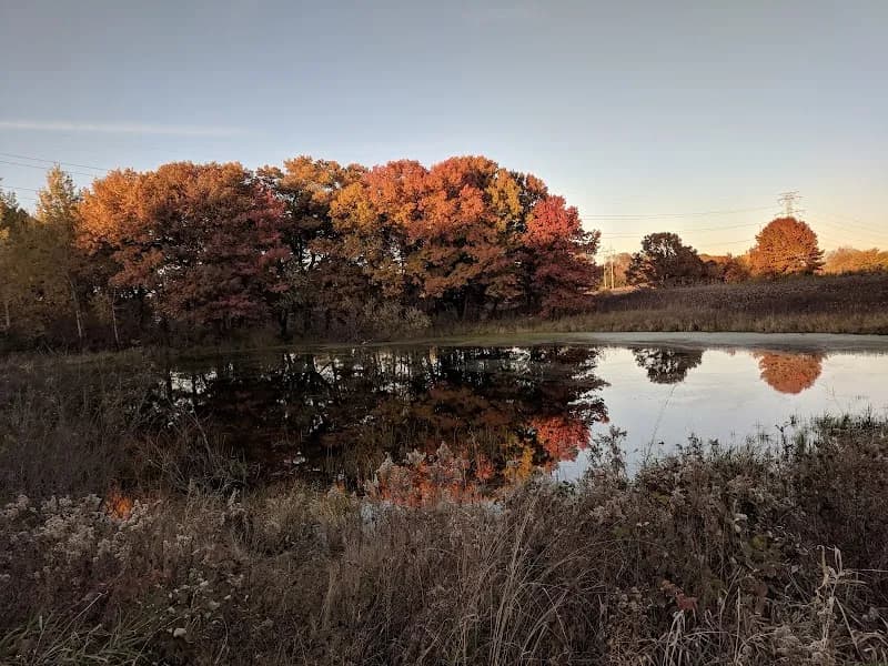 View of Thomas Lake Park in Eagan, MN
