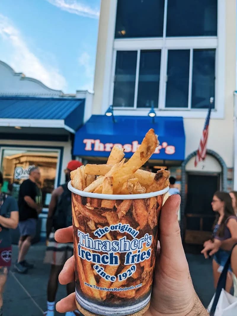 View of Thrasher's French Fries in Rehoboth Beach, DE