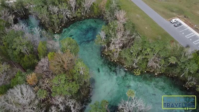 View of Three Sisters Springs in Elberta, AL
