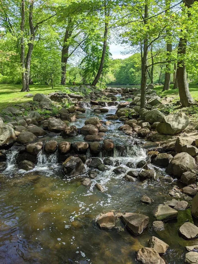 View of Tibbetts Brook Park in Yonkers, NY