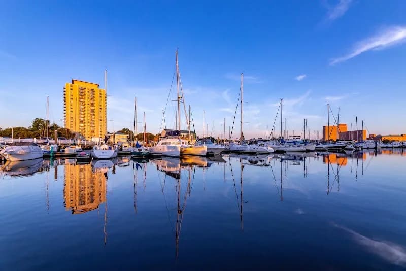 View of Tidewater Yacht Marina in Portsmouth, VA