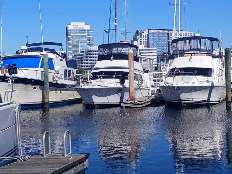 View of Tidewater Yacht Marina in Portsmouth, VA