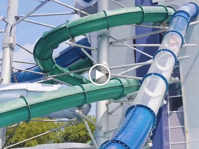 View of Tiki Pool in Aalsmeer, NH