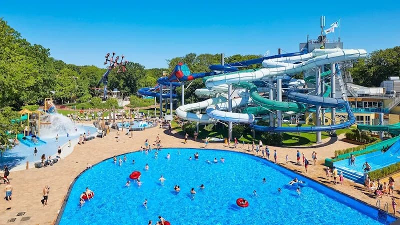 View of Tiki Pool in Aalsmeer, NH