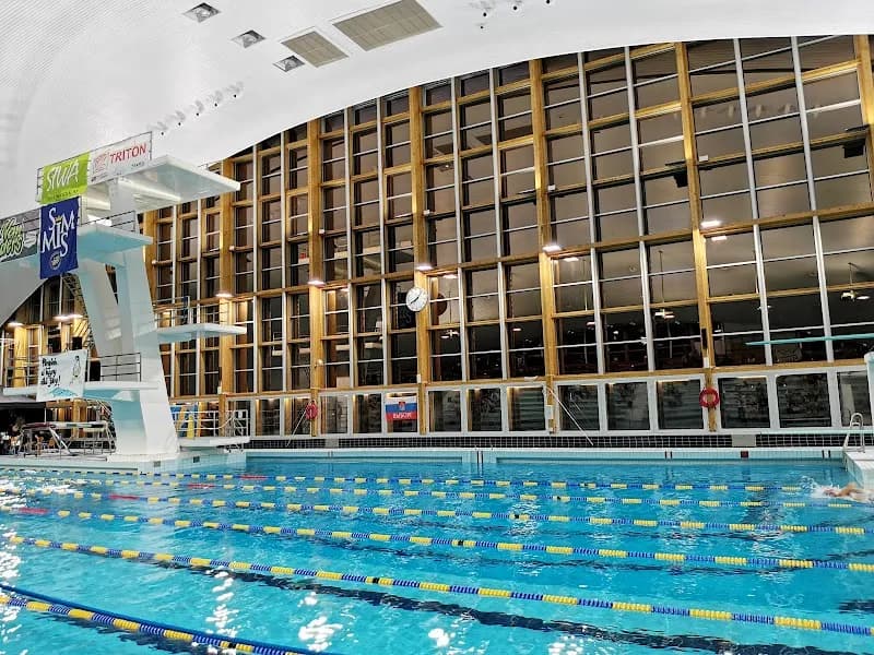 View of Tikkurila Swimminghall in Vantaa, Uusimaa