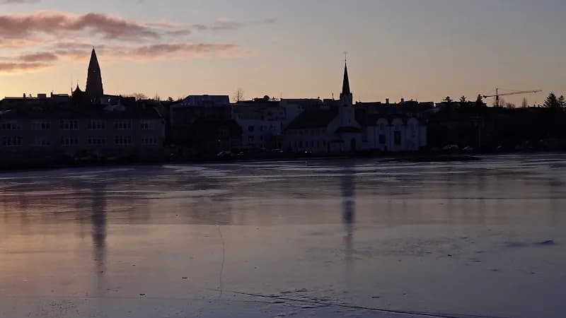 View of Tjörnin in Reykjavik, RVK