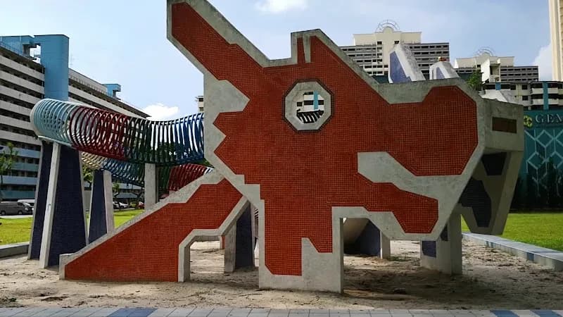 View of Toa Payoh Dragon Playground in Toa Payoh, SG
