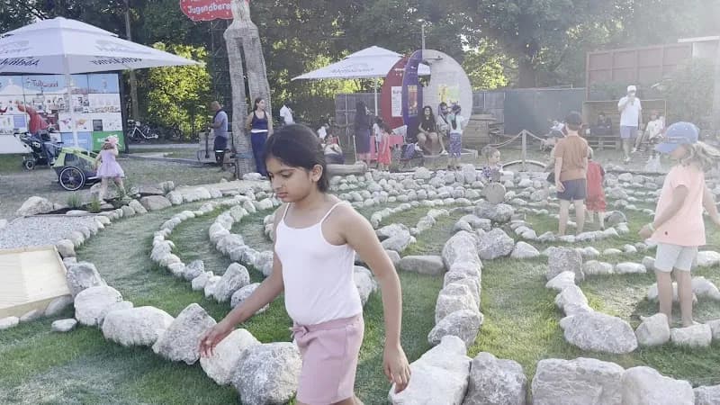 View of Tollwood Sommerfestival in Munich, BY
