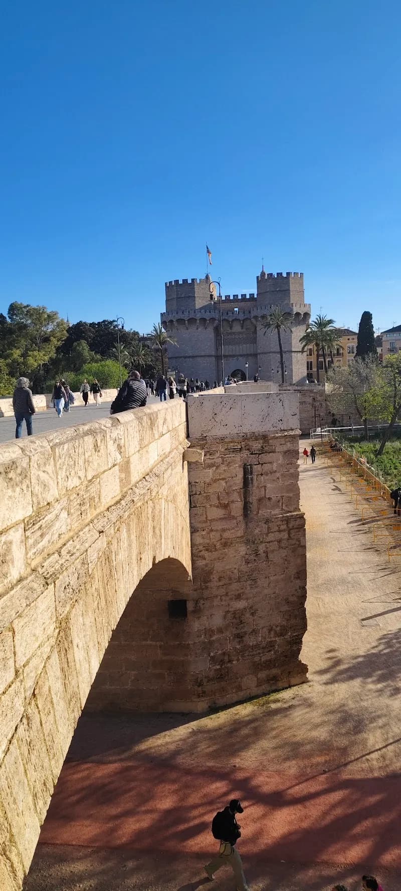 View of Torres de Serranos in Valencia, VC