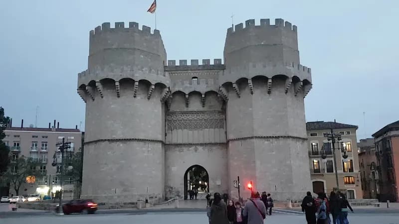 View of Torres de Serranos in Valencia, VC