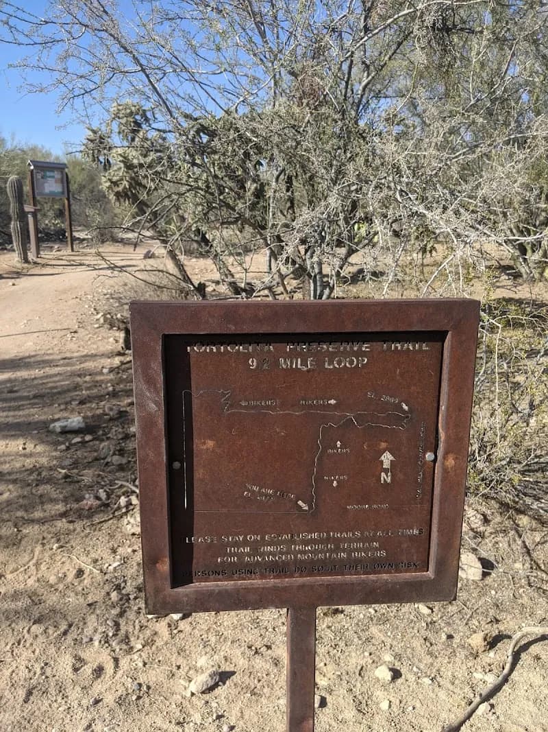 View of Tortolita Preserve Trailhead in Catalina, AZ