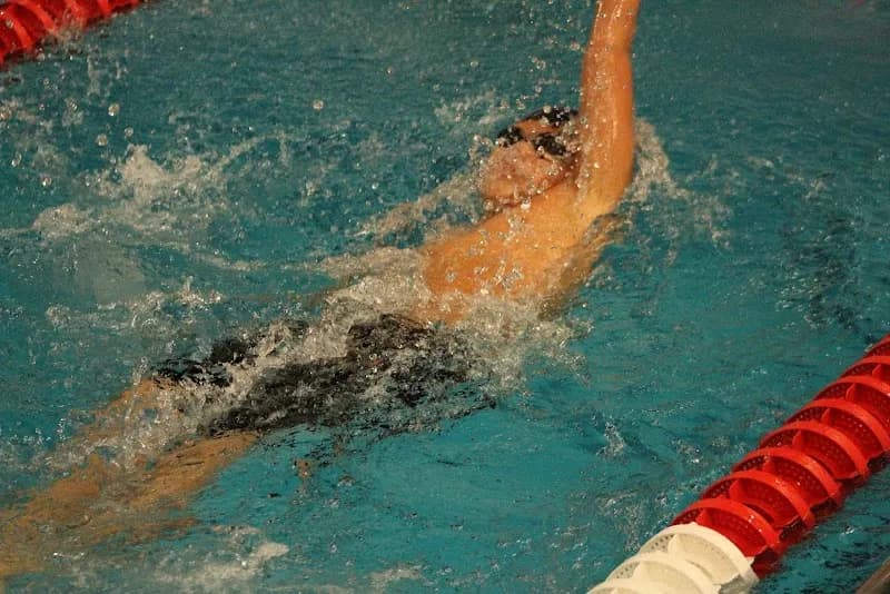 View of Torvalla Simhall in Västerhaninge, Stockholm