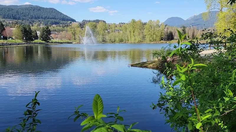 View of Town Centre Park in Port Coquitlam, BC