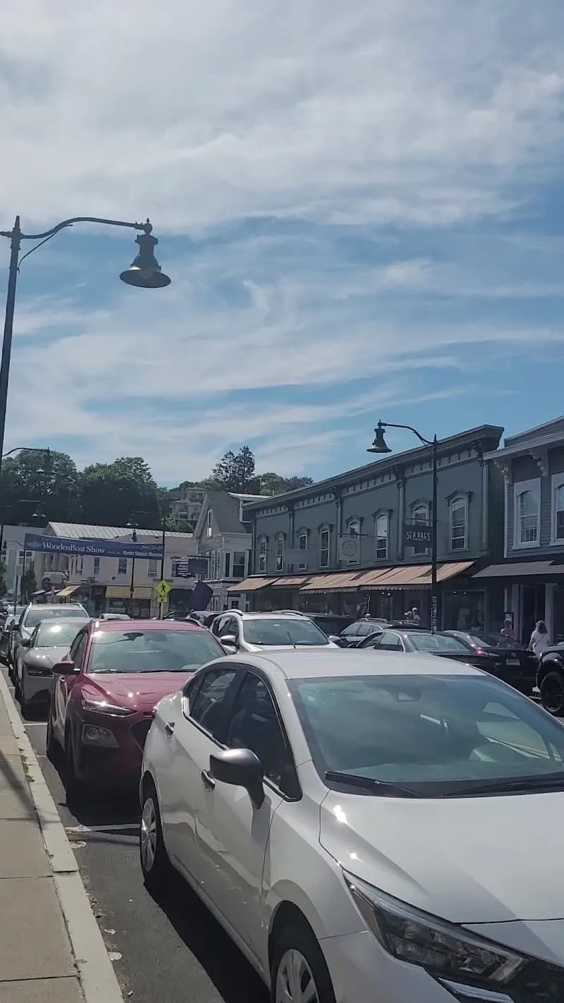 View of town of mystic in Mystic, CT