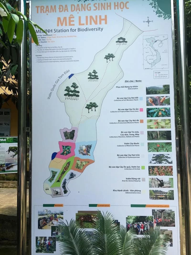 Trạm Đa dạng Sinh học Mê Linh nature preserve in Mê Linh, HN