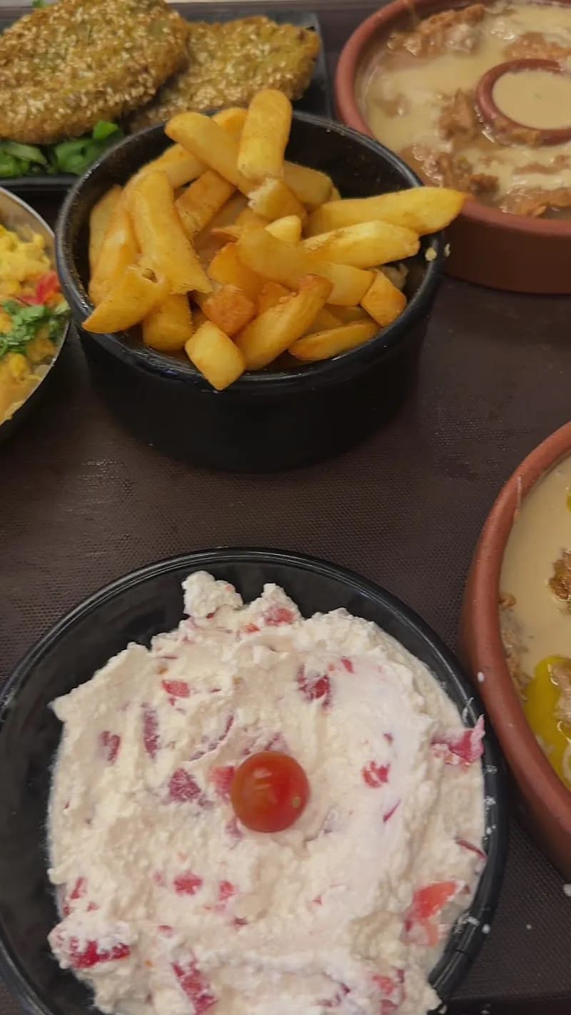 View of Traditional Egyptian Restaurants on Sharia El-Gezira in Agouza, Cairo
