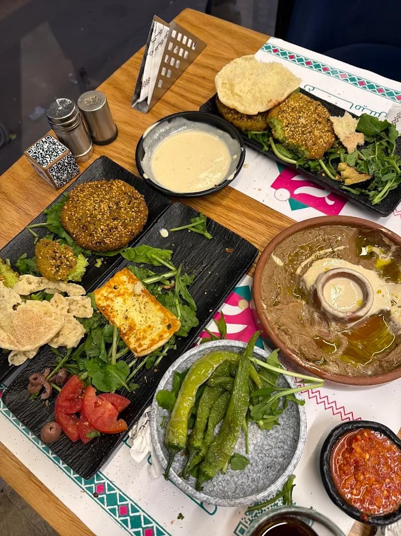 View of Traditional Egyptian Restaurants on Sharia El-Gezira in Agouza, Cairo