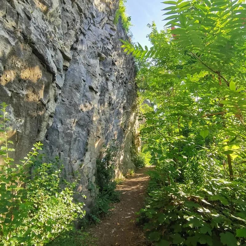 View of Trailhead Niagara Gorge Hiking Trail in Lewiston, NY