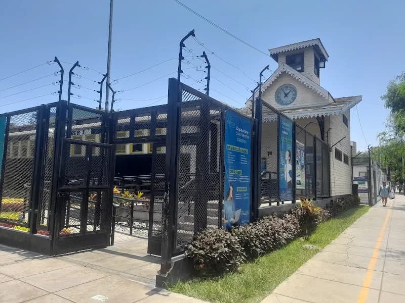 View of Train of Knowledge in Surco, Lima