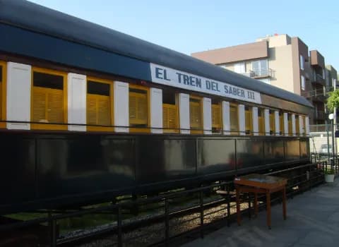 View of Train of Knowledge in Surco, Lima