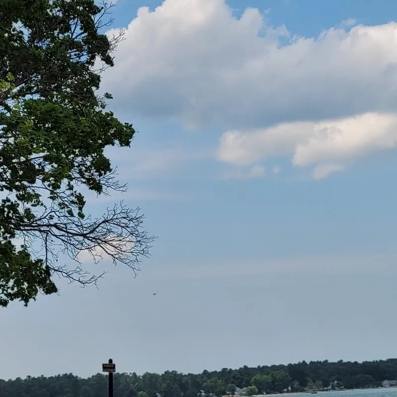 View of Traverse City State Park Beach in Traverse City, MI