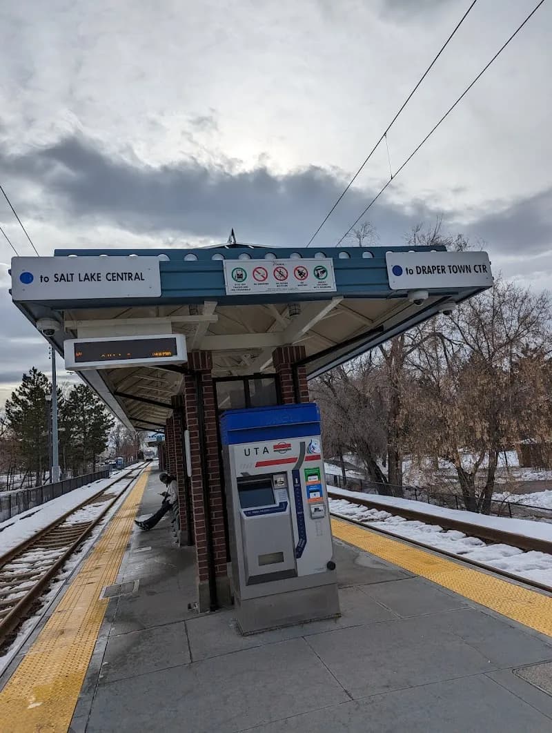 View of TRAX Historic Sandy Station in Sandy, UT