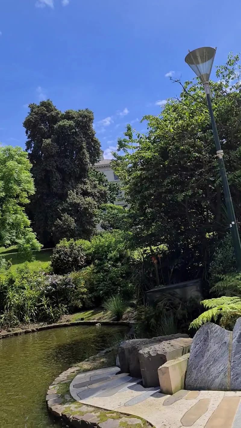 View of Treasury Gardens in Melbourne, VIC