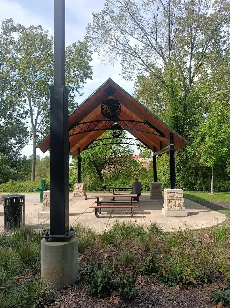 View of Trolley Track Trail in Webster Groves, MO