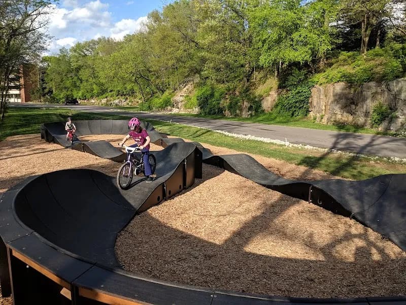 View of Trolley Track Trail in Webster Groves, MO