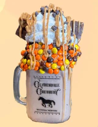 View of Truby's Ice Cream in Whitefish, MT