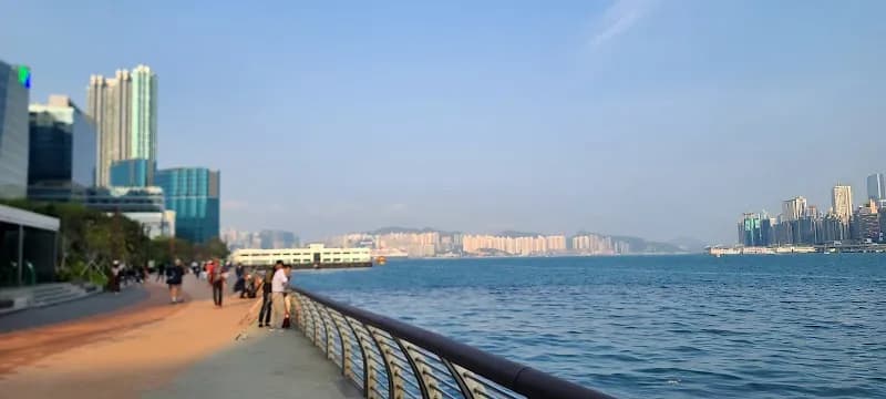 View of Tsim Sha Tsui Promenade in Hung Hom, HK