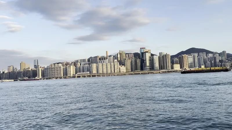 View of Tsim Sha Tsui Promenade in Hung Hom, HK