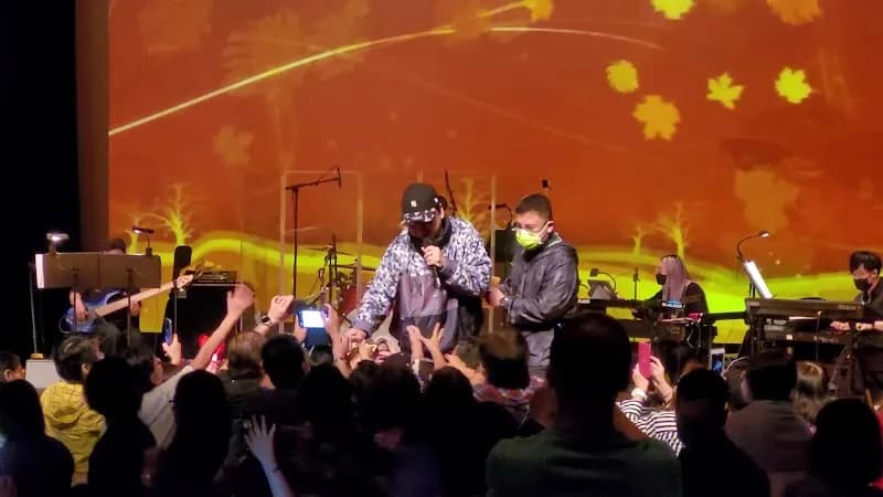 View of Tsuen Wan Culture Centre in Tsuen Wan, HK