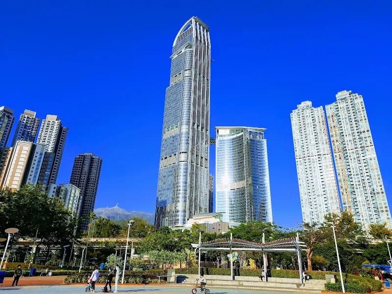View of Tsuen Wan Park in Tsuen Wan, HK