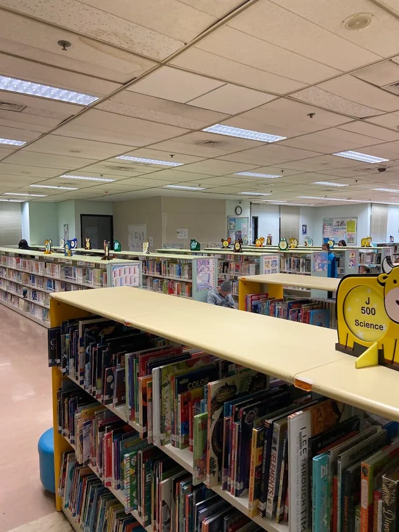 View of Tsuen Wan Public Library in Tsuen Wan, HK