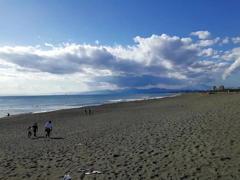Tsujido Coast beach in Fujisawa, Kanagawa