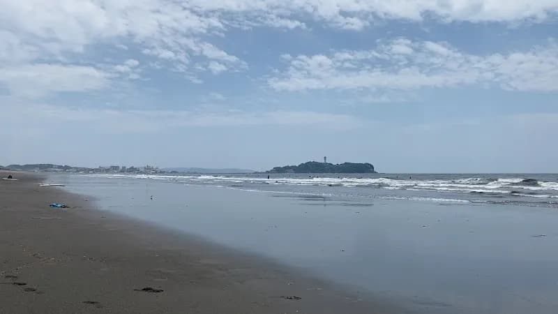 View of Tsujido Coast in Fujisawa, Kanagawa