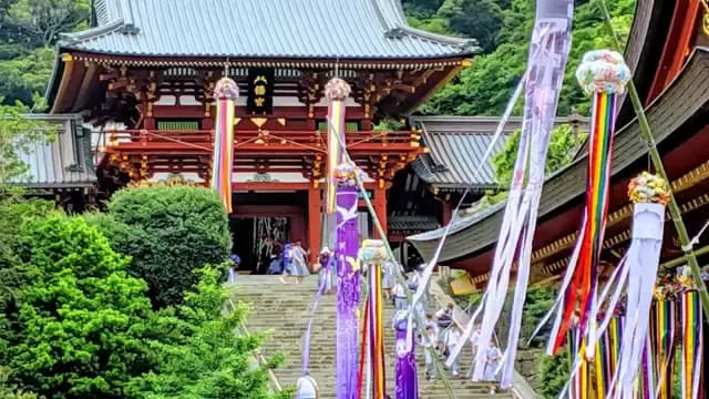View of Tsurugaoka Hachimangu in Kamakura, Kanagawa