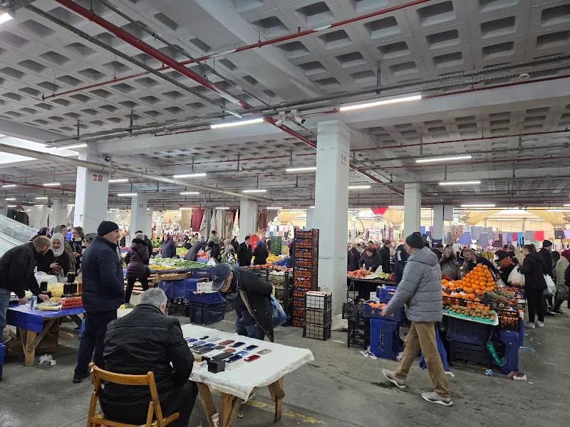 View of Tuesday and Friday bazaar in Beykoz, Istanbul