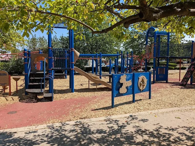 View of Tufts Park in Medford, MA