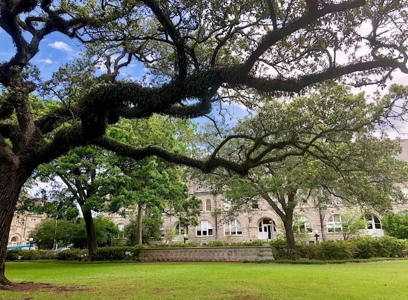 View of Tulane University in Uptown, LA
